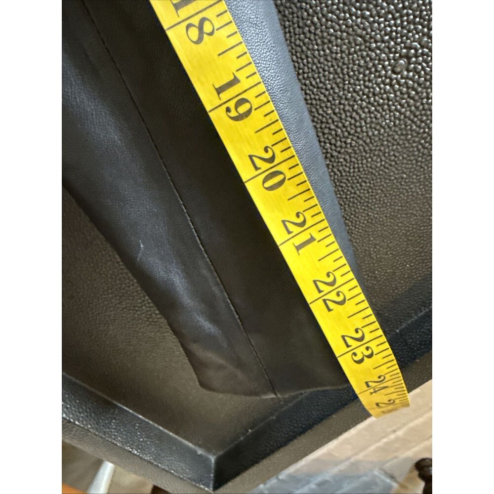 Michael Kors Black Leather Moto Jacket With Zippers Size XS - Picture 12 of 12